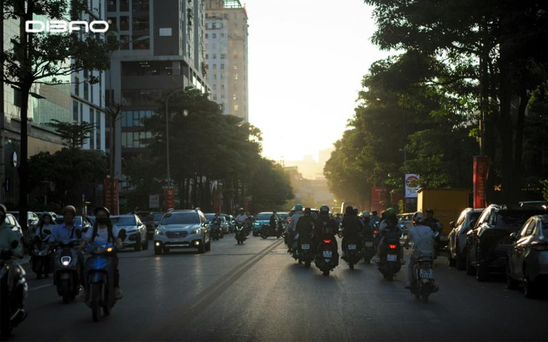 Xe máy sẽ phạt hành chính đồng khi vi phạm đi ngược chiều